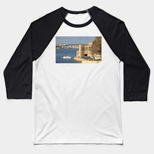 Grand Harbour, Valletta, Malta Baseball T-Shirt